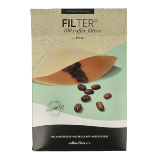 Finum Filtros de café n.º 4, 100 unidades