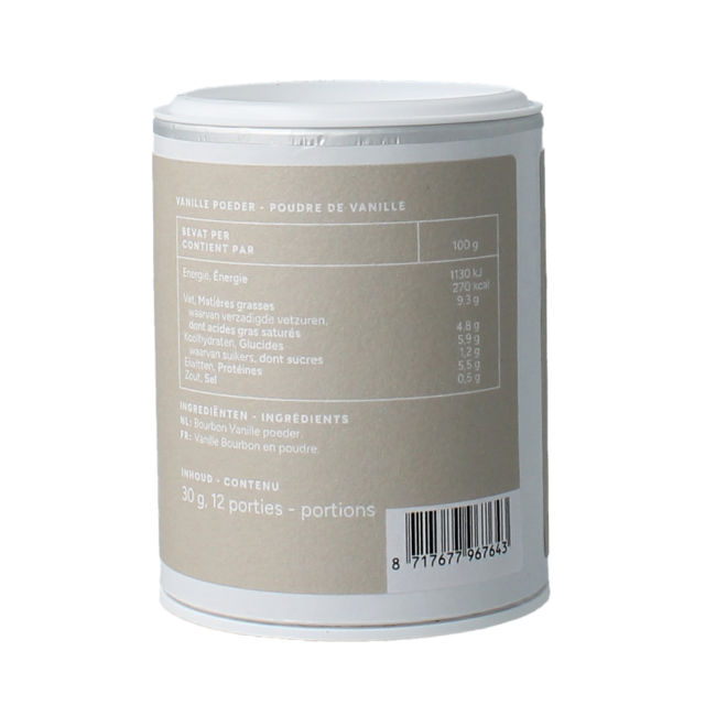 Polvo de vainilla Bourbon 30 gramos
