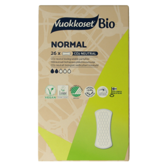 Vuokkoset Panty liners normal 26 pieces