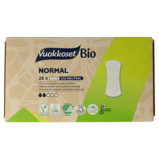 Panty liners normal 26 pieces