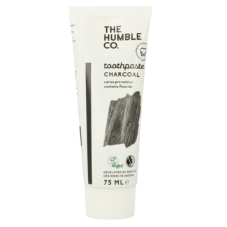 The Humble Co Tandpasta natural charcoal 75 Milliliter