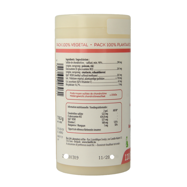 Be-Life Tricartil 120 Softgels