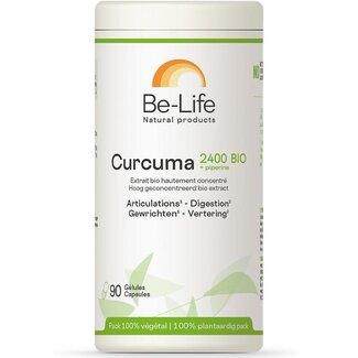 Be-Life Be-Life Curcuma 2400 + Piperine Organic 90 Softgels