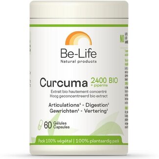 Be-Life Be-Life Curcuma 2400 + piperine organic 60 Softgels