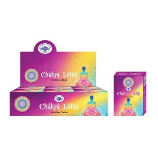Green Tree Räucherkegel Chakra Lotus 10 Stück