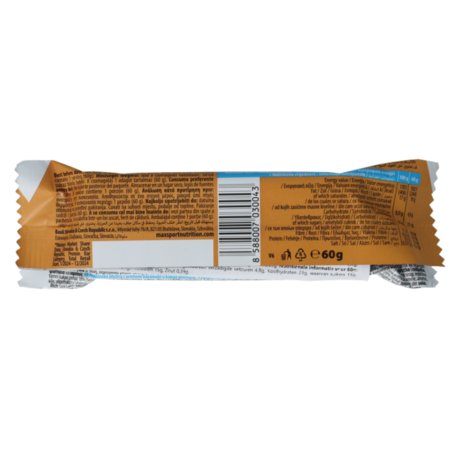 Max Sport Barre protéinée caramel 60 grammes
