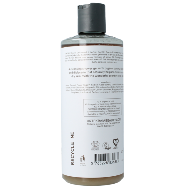 Coconut shower gel 500 millilitres