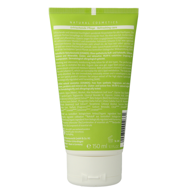 Speick Natural aktiv body lotion 150 Millilitres
