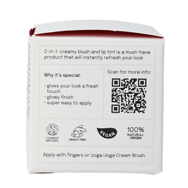 Uoga Uoga Tinta Labbra e Guance 602 Albicocca 6 Millilitri