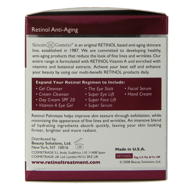 Crema de noche con retinol 50 gramos