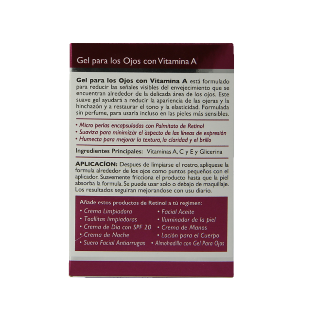 Gel de ojos con retinol 14 gramos