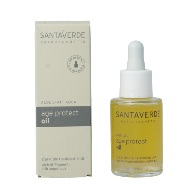 Santaverde Aloe vera age protect aceite facial 30 ml