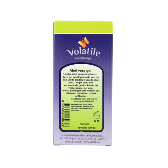 Gel de Aloe vera Volatile 100 mililitros