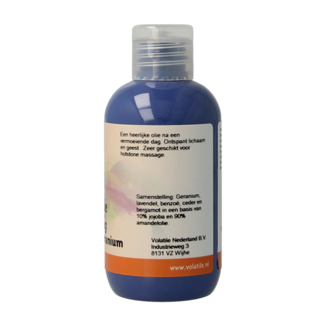 Massage oil relaxation lavender geranium 100 Millilitres