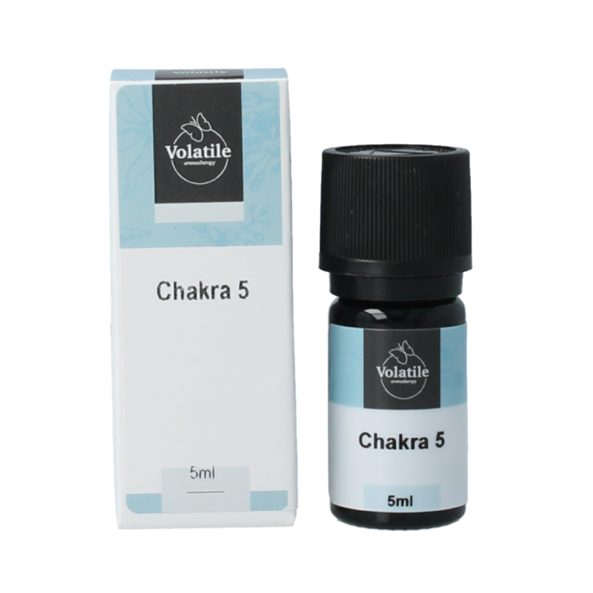 Volatile Chakra-Öl 5 Kehle rein 5 Milliliter