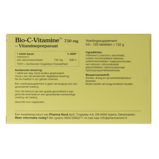 Pharma Nord Bio C vitamine 120 Tabletten