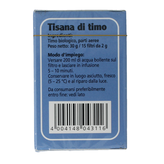 Salus Thyme tea organic 15 bags
