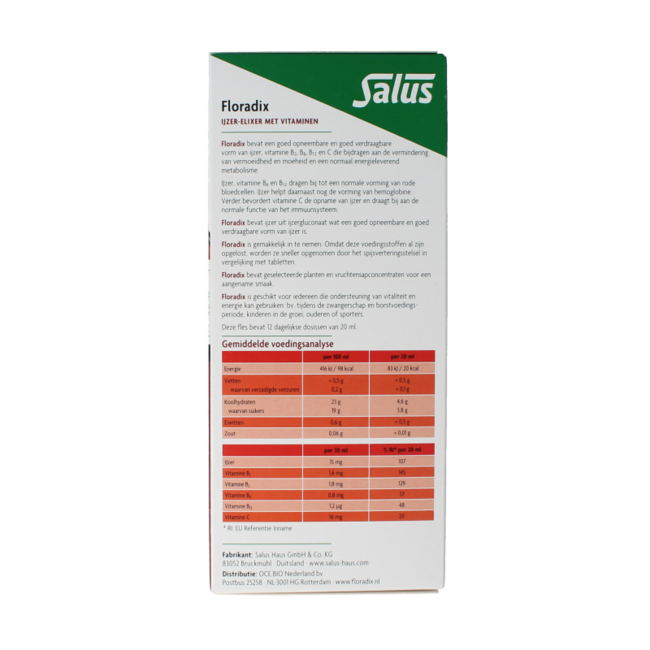 Floradix Eisen-Elixier 250 Milliliter