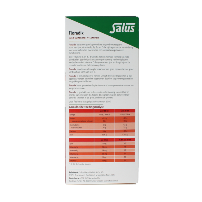 Floradix Élixir de fer 250 ml