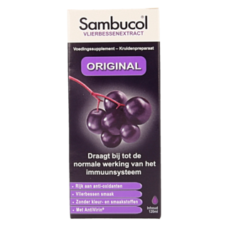 Sambucol Holundersirup Original 120 Milliliter
