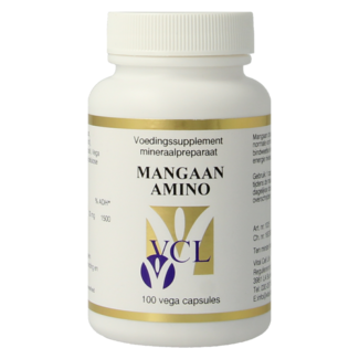 Vital Cell Life Manganese Amino 30mg 100 Vegetarian Capsules