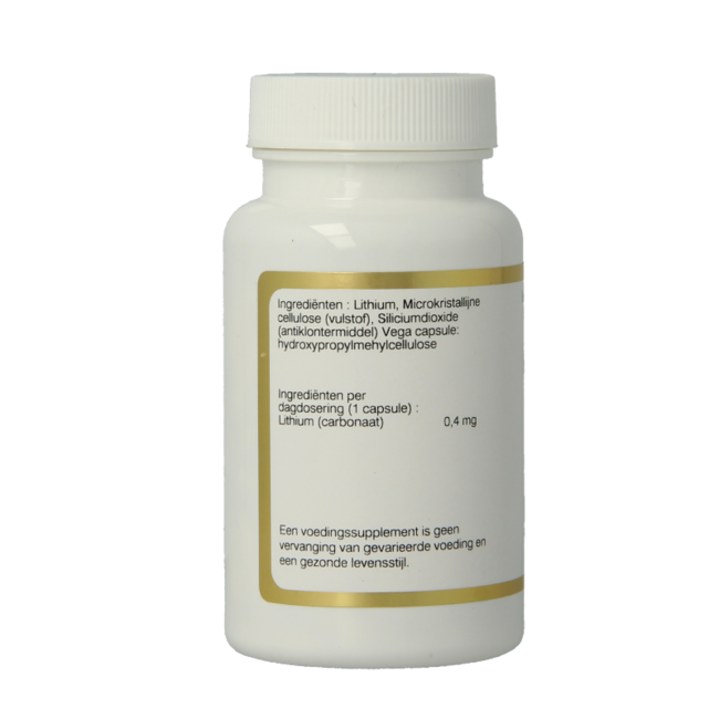 Litio 400 mcg 100 Cápsulas vegetarianas