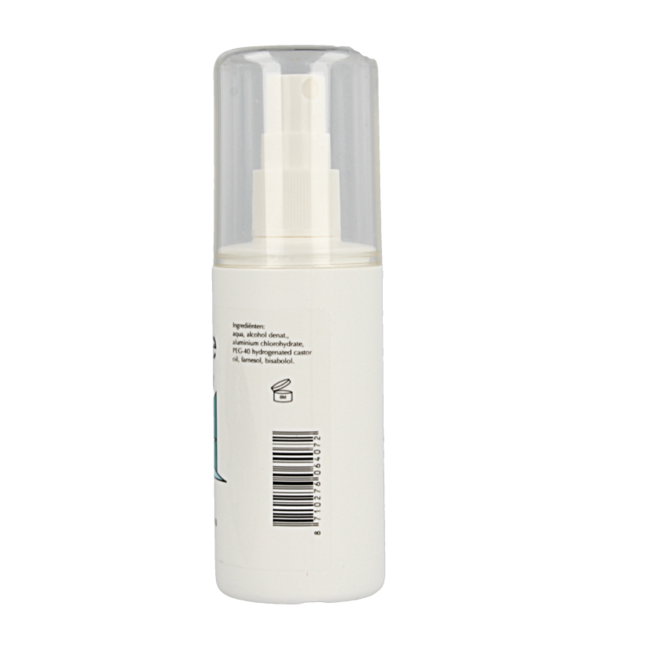 Desodorante en spray sin perfume 100 mililitros