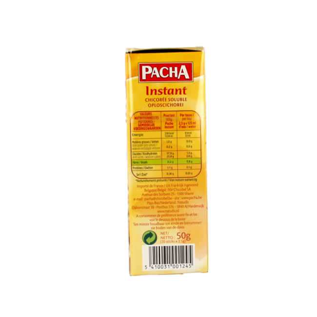 Pacha Instant sticks 20 unidades
