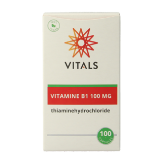 Vitals Vitals Vitamina B1 tiamina 100 mg 100 cápsulas