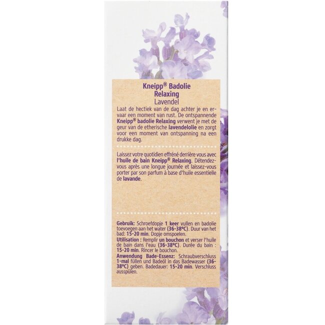 Kneipp Relaxing bath oil lavender 100 Millilitres