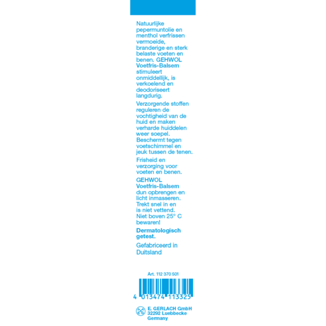 Gehwol Foot Fresh Balm 75 Millilitres