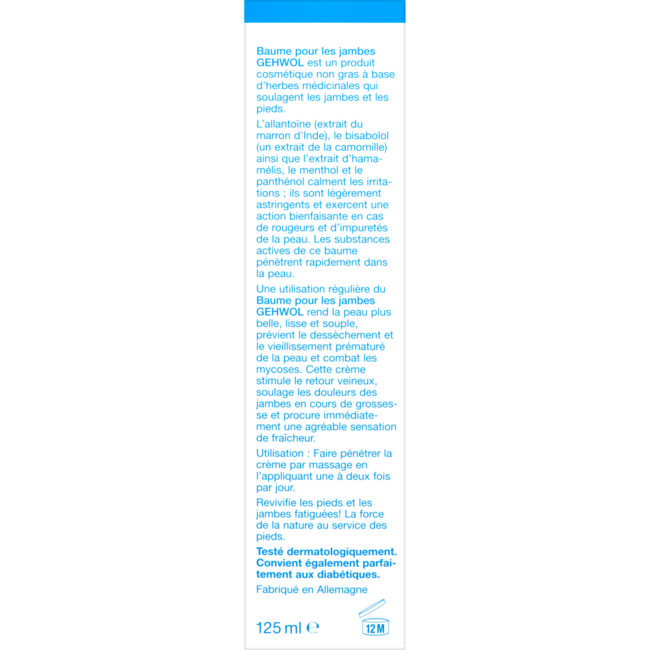 Leg balm 125 Millilitres
