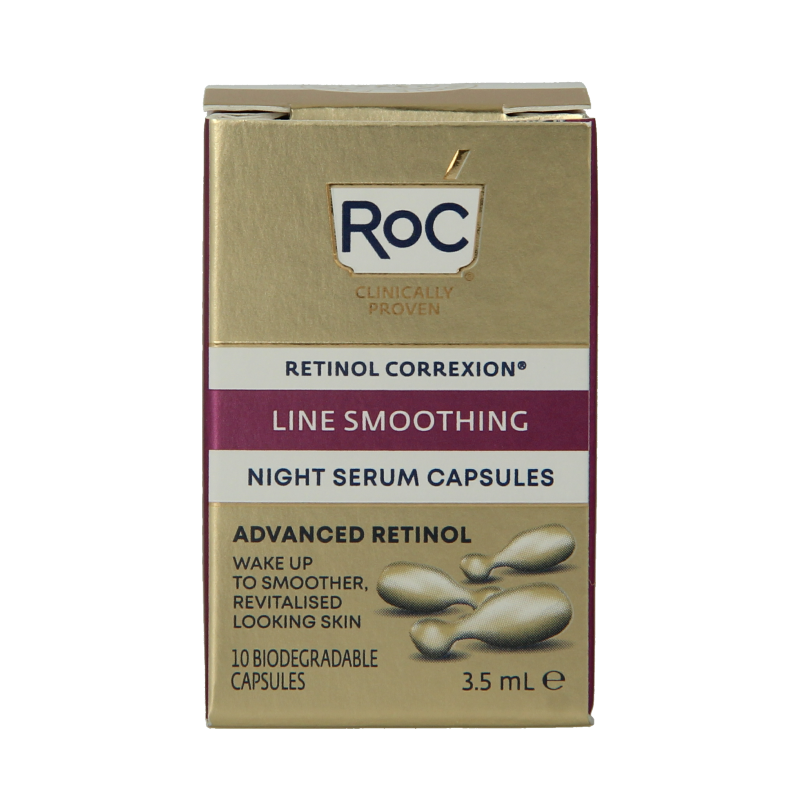 ROC Retinol correxion line smoothing night serum 10 Cápsulas