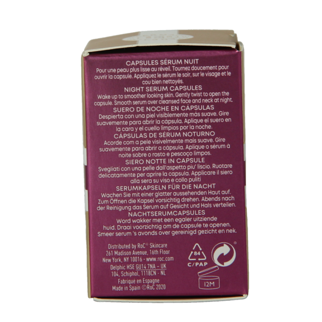 Siero Notte Levigante ROC Retinol Correxion 10 Capsule