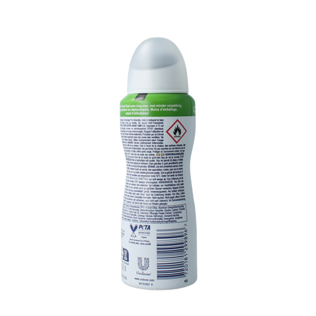 Déodorant spray Dove Invisible Dry 100 ml