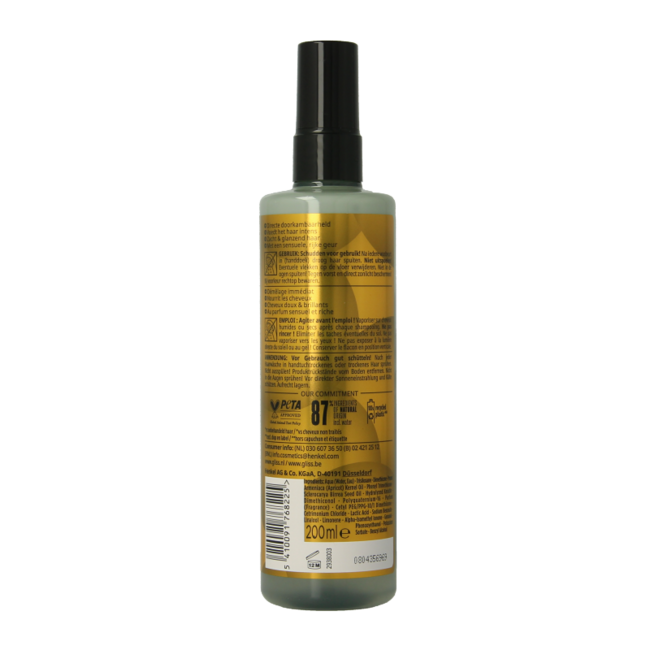 Gliss Kur Anti-tangle spray oil nutritive 200 Millilitres