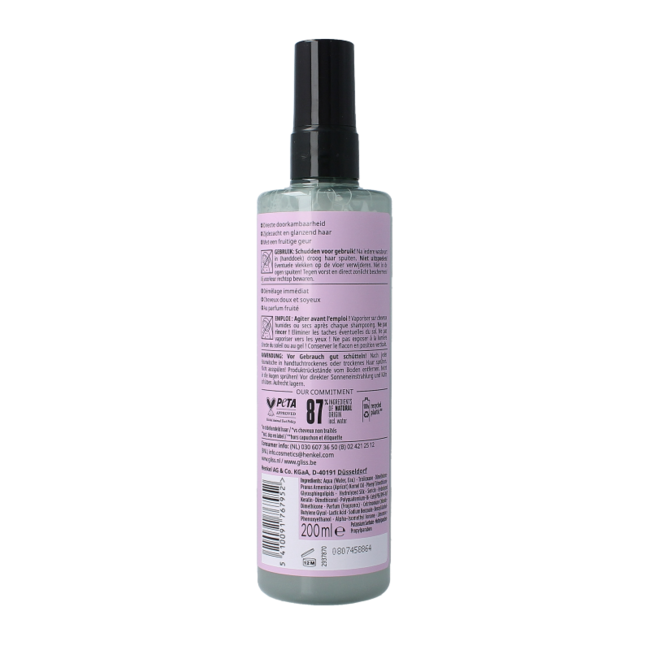 Gliss Kur Anti-Zwirn-Spray Liquid Silk Gloss 200 Milliliter