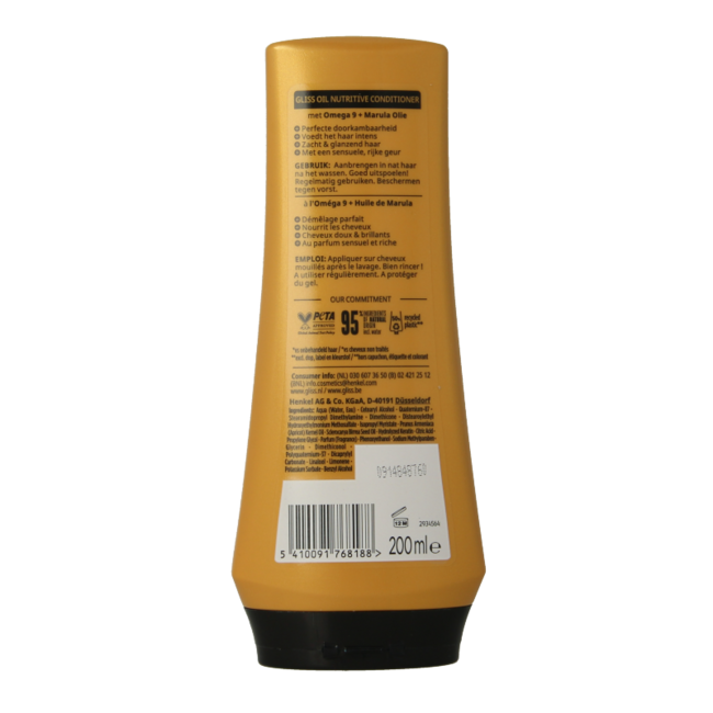 Gliss Kur Conditioner oil nutritive 200 Millilitres