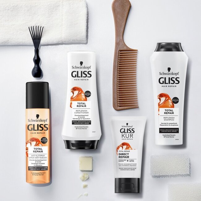 Gliss Kur Shampoo total repair 250 Millilitres