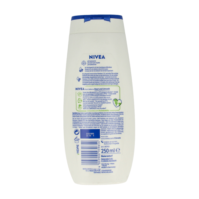 Nivea Care shower apricot & apricot seed oil 250ml