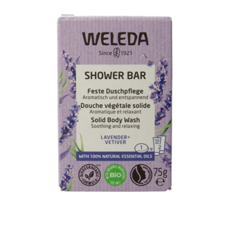 Weleda Pain de douche lavande + vétiver 75 grammes