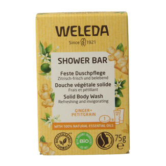 Weleda Weleda Shower Bar Ginger + Petitgrain 75g