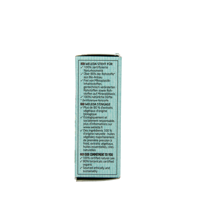 Weleda Duschpflege fest Geranium + Litsea Cubeba 75 Gramm
