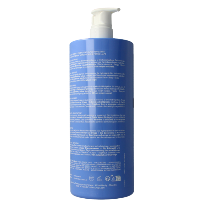 Uriage Bébé 1ère Crème Lavante 1 Litre