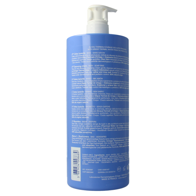 Bébé 1ère Crème Lavante 1 Litre