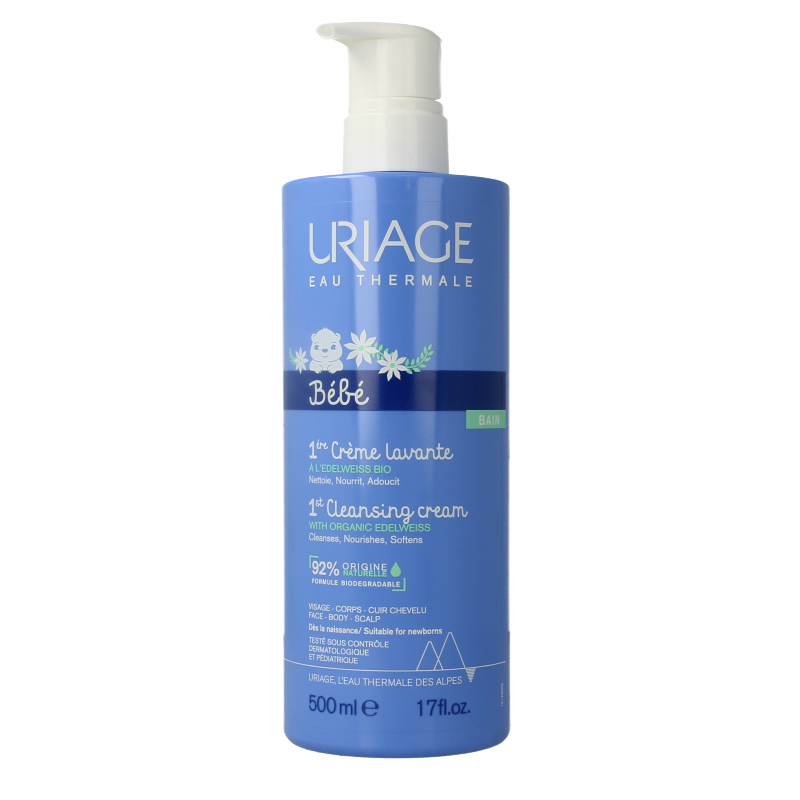 Uriage Bebe 1ere creme lavante 500 Mililitros
