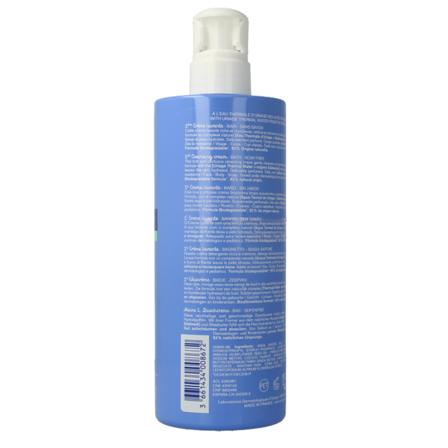 Prima Crema Lavante Bebè 500 Millilitri