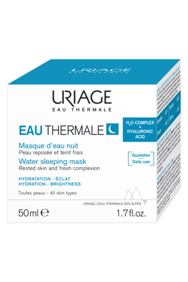 Uriage Agua Termal Mascarilla de Agua de Noche 50 mililitros
