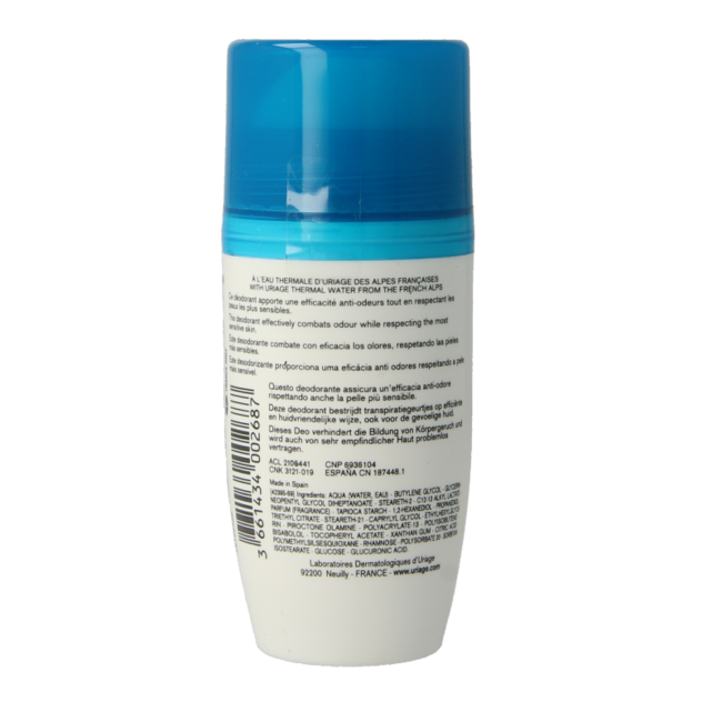 Uriage Thermal Water Deodorant Douceur 50 Millilitre