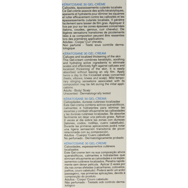 Uriage Keratosane 30 75 Millilitre